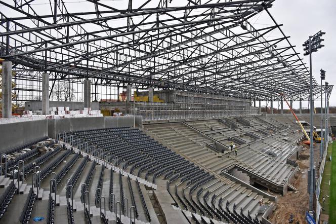 Budowa stadionu w Szczecinie - listopad 2021