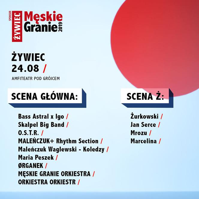 Męskie Granie 2019 - artyści ogłoszeni! Kto wystąpi w Warszawie, Żywcu, Wrocławiu, Krakowie? 