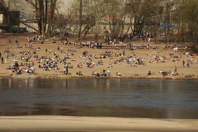 Największa plaża w Warszawie