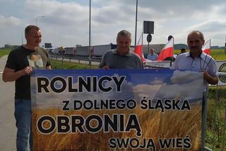 Protest rolników w Medyce