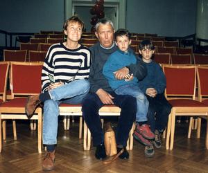 Agata Młynarska z dziećmi