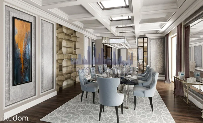 Dwupoziomowy Penthouse z tarasem na dachu Mokotów