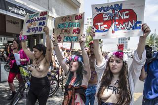 Protest Femen w Tel Awiwie [ZDJĘCIA]