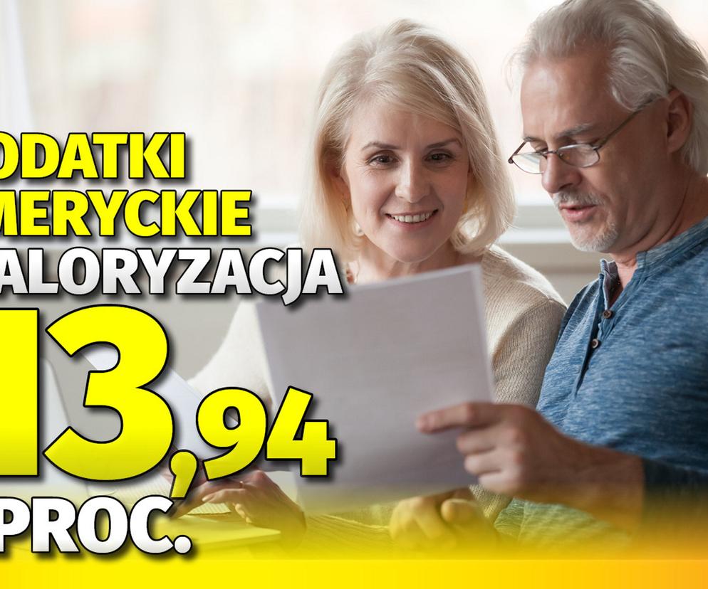 Dodatki do emerytur 13,94