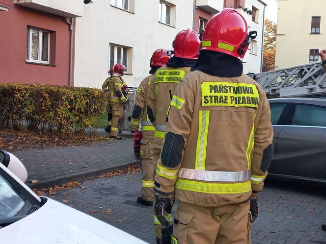 Zgłoszenie o pożarze na Dąbrowskiego w Lesznie. Pożaru nie było