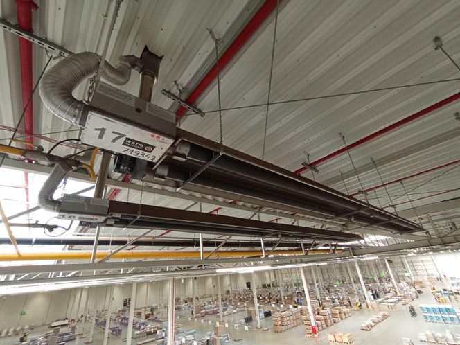 Promienniki ciepła sposobem na ogrzewanie hali przemysłowej