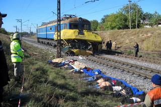 Katastrofa na Ukrainie. Pociąg zmiażdżył autobus 