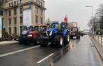 Strajk rolników w centrum Zielonej Góry. Przedsiębiorcy wyjechali na ulice 