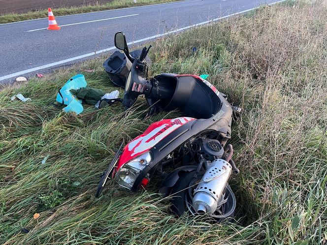 Kto kierował samochodem, który potrącił motorowerzystkę niedaleko Rawicza