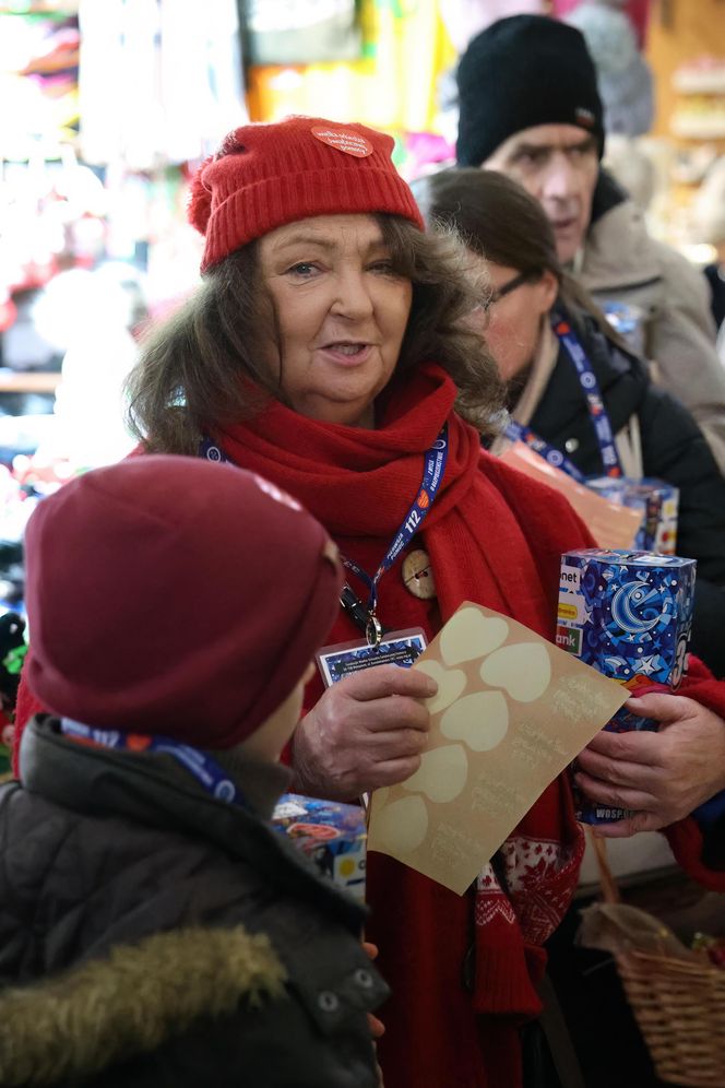 Anna Dymna gra z WOŚP w Krakowie