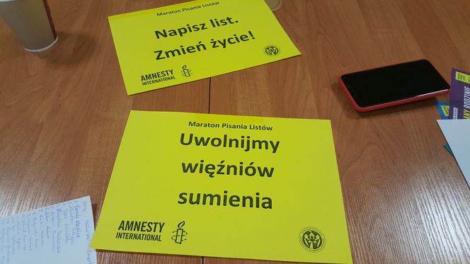 Trwa maraton pisania listów Amnesty International! 