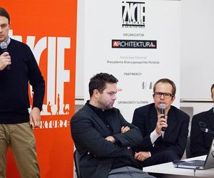 Grupa 5 Architekci. Od lewej architekci: Krzysztof Mycielski, Maciej Dudkiewicz, Rafał Zelent, Michał Leszczyński