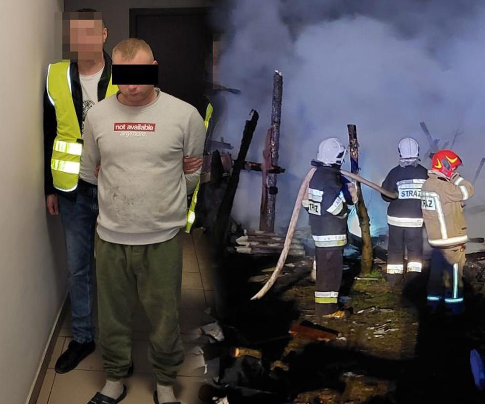 Podpalił stodołę, bo zezłościł się na siostrę