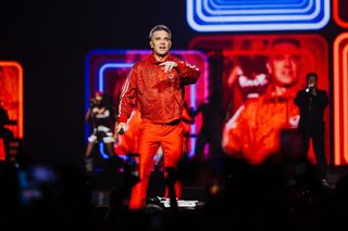 Robbie Williams w Krakowie. Maria z Tarnowskich Gór skradła mu całe show