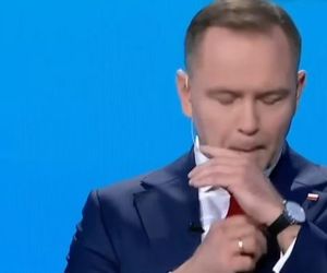 Karol Nawrocki na debacie prezydenckiej 2025