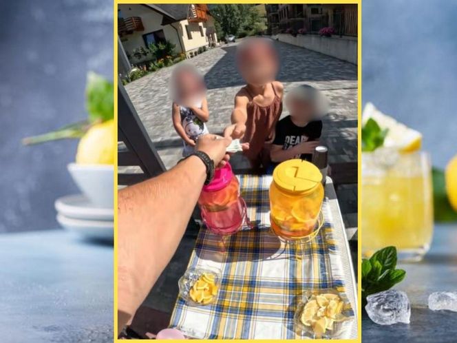 Dzieci sprzedawały lemoniadę. Rowerzysta z wielkim gestem zrobił im dzień