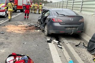 Groźny wypadek na wschodniej obwodnicy Wrocławia 