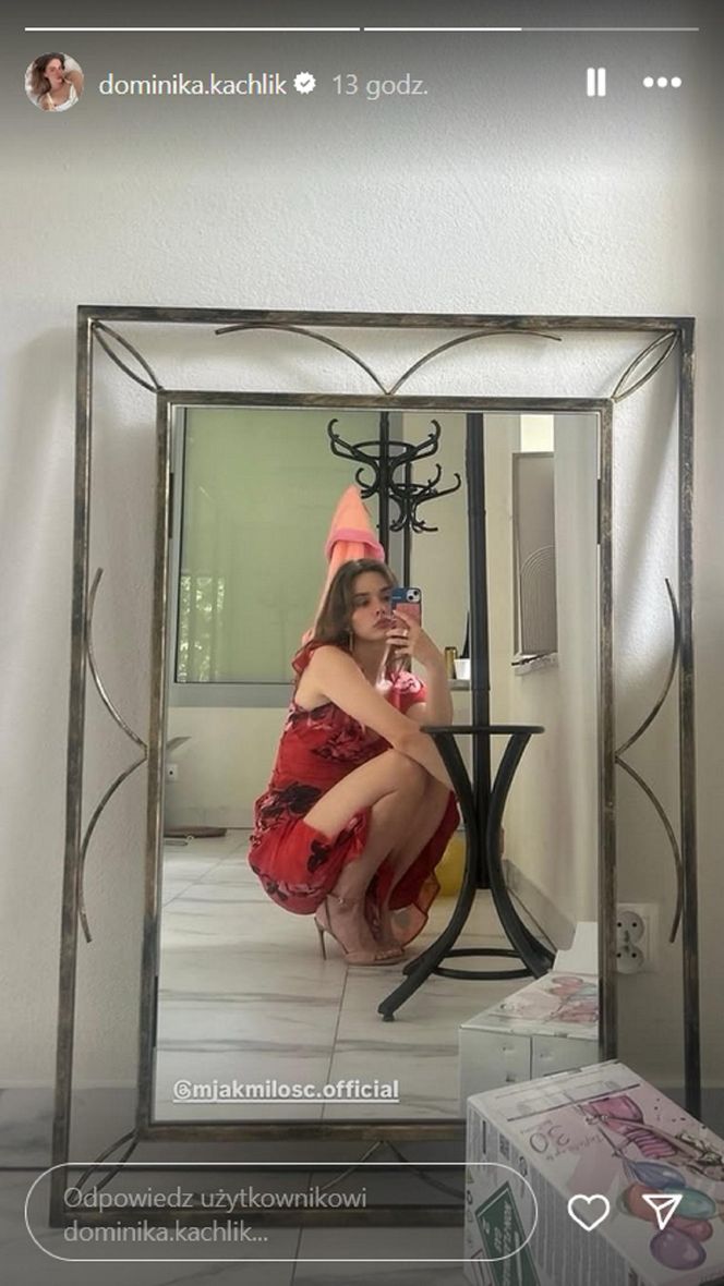 M jak miłość na planie. Franka (Dominika Kachlik)