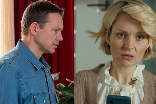 Barwy szczęścia, odcinek 3091. Bruno (Lesław Żurek), Bożena (Marieta Żukowska)