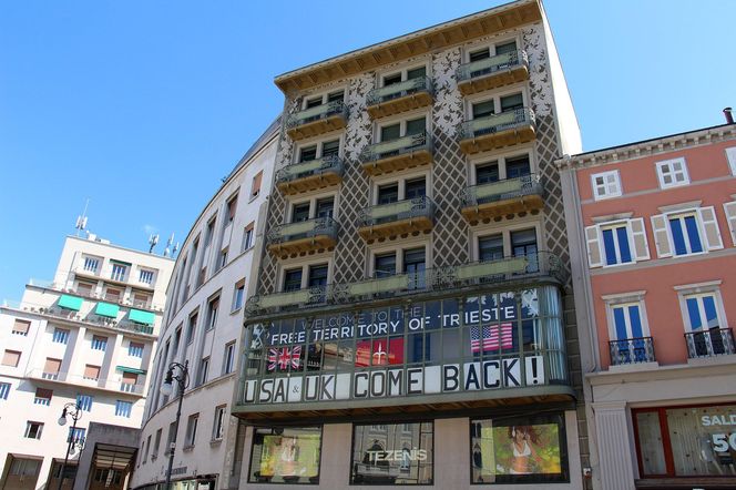 Budynek Casa Bartoli - jeden z najlepszych przykładów architektury secesyjnej w Trieście