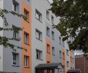 Blok przy Fredry 7 w Katowicach po termomodernizacji