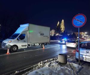 Potrącenie pieszego w Wąchocku