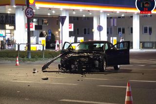 Kierowca audi wjechał w motocyklistę