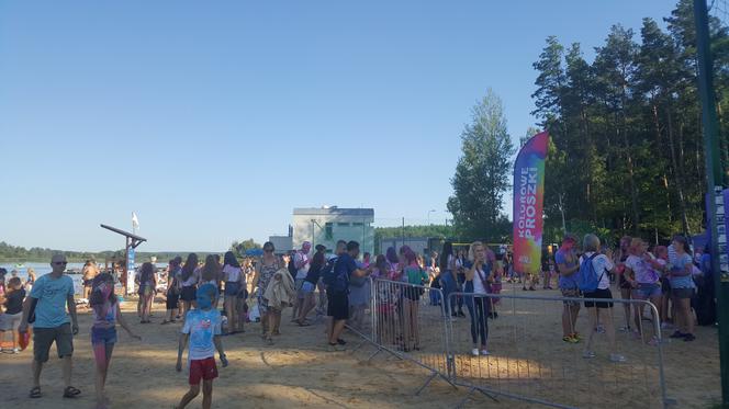 Festiwal kolorów 2019 na plaży miejskiej w Białymstoku