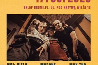 Rap koncert w sklepie muzycznym Brumi w Toruniu. Mocne brzmienia i tony rymów już 17 sierpnia!