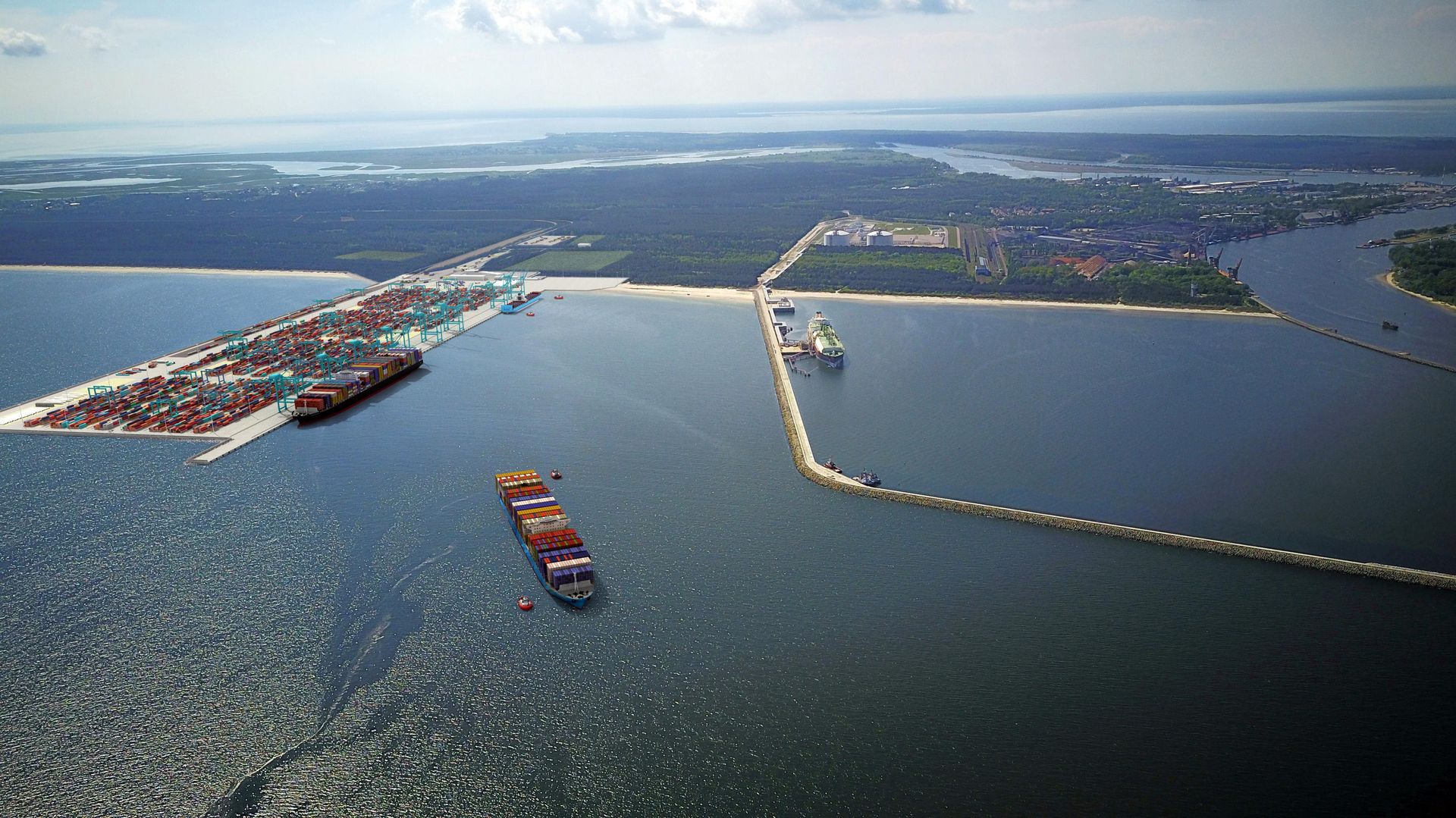 Nowy terminal w Świnoujściu - wizualizacja