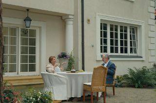 Barwy szczęścia, odcinek 3129. Józefina (Elżbieta Jarosik), Andrzej (Leon Charewicz)