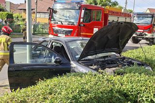 Wypadek na ul. Kaczyńskiej w Starachowicach. Autem podróżowała kobieta w ciąży