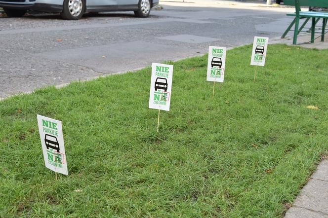 Akcja Nie parkuję na zielonym ma zachęcić mieszkańców i kierowców do dbania o trawniki i zieleńce