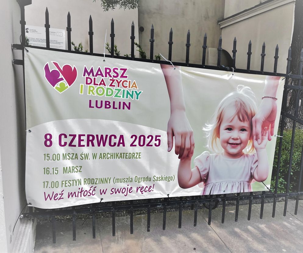 Ulicami Lublina przejdzie po raz kolejny Marsz dla życia i rodziny.