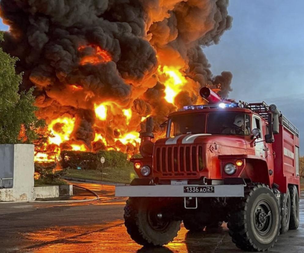 Atak na bazę paliw w Sewastopolu