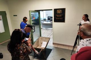 Protestowali przeciwko budowie masztów komunikacyjnych zbyt blisko domów