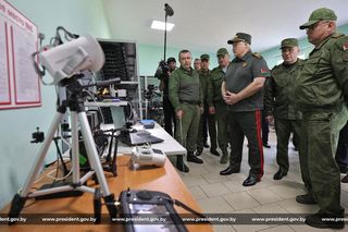 Prezydent Białorusi Aleksandr Łukaszenko 