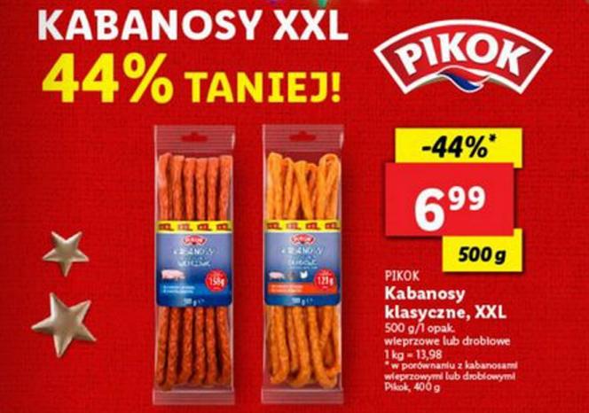 Kabanosy XXL Pikok - 6,99 zl/500 g