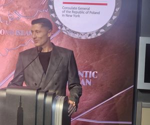 Lewandowski rozświetlił Empire State Building