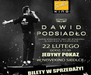 Koncert Dawida Podsiadło na wielkim ekranie w Novekino Siedlce już 22 lutego