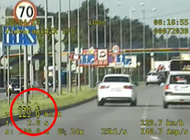 Bydgoszcz: Pędził 129 km/h w obszarze zabudowanym