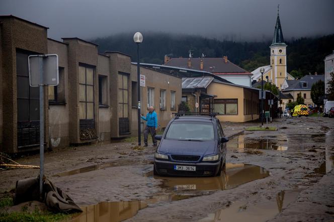 Czechy, powódź.