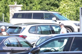 Michał Probierz na polu golfowym