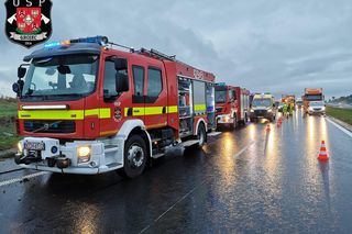 Dachowanie na autostradzie A4 pod Krakowem. Nie żyje mężczyzna