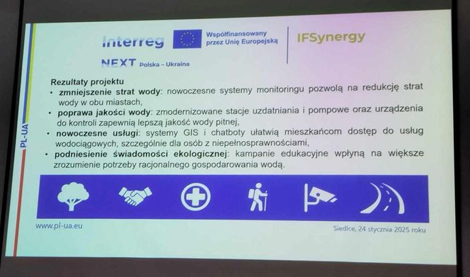 Przedsiębiorstwo Wodociągów i Kanalizacji w Siedlcach jest liderem projektu, a jego partnerem jest Komitet Wykonawczy Rady Miasta Iwano-Frankwisk. 