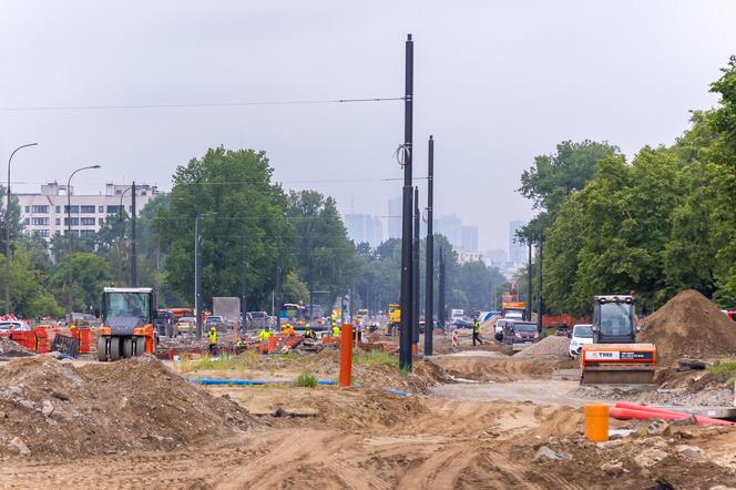 Budowa tramwaju do Wilanowa w Warszawie