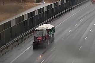 Lublin. Rowerzysta i traktorzysta na drodze ekspresowej. Jednego poprowadziła tak nawigacja? [ZDJĘCIA]