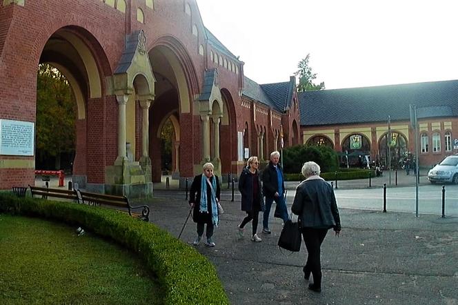 Cmentarz Centralny w Szczecinie przed 1 listopada