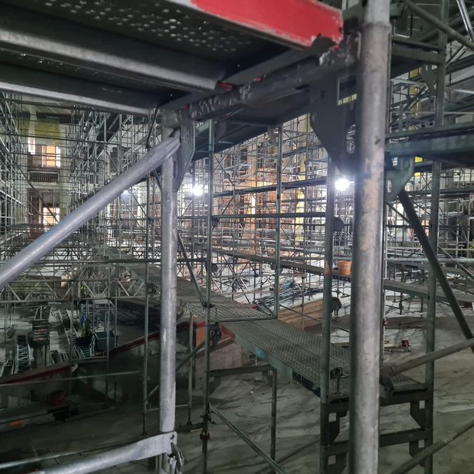 Tak wygląda Sala Kongresowa w remoncie. Tylko w "SE" takie zdjęcia!