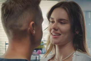 	M jak miłość odc. 1834. Franka (Dominika Kachlik), Paweł (Rafał Mroczek)